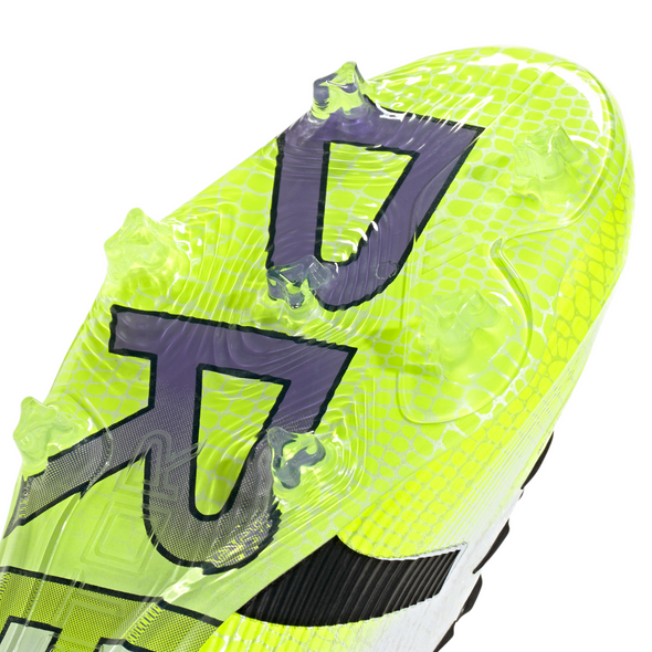 adidas Predator Pro FG Firm Ground Soccer Cleat - Cloud White / Core Black / Lucid Lemon