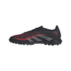 adidas Predator Pro TF Turf Soccer Cleat - Core Black / Grey Four / Lucid Red