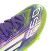 adidas F50 League Mid Junior FG/AG Firm/Artificial-Ground Soccer Cleats- Purple Rush / Cloud White / Lucid Lemon