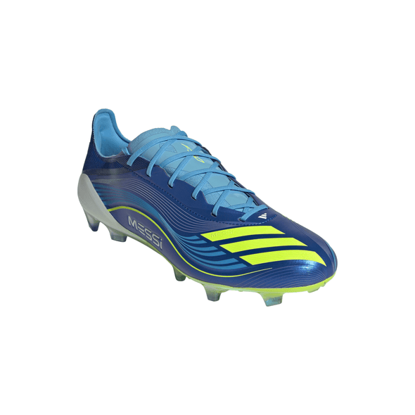 adidas F50 Elite Messi FG Firm Ground Soccer Cleats- Team Royal Blue/Solar Yellow/Semi Blue Burst