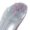 adidas Messi  F50 League FG Firm Ground Soccer Cleats-Cloud White / Lucid Red / Silver Metallic