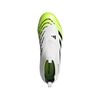adidas Predator Elite Laceless FG Junior Firm Ground Soccer Cleat - Cloud White/ Core Black/Lucid Lemon