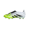 adidas Predator Elite FT FG Junior Fold-Tongue Firm Ground Soccer Cleat -Cloud White / Core Black / Lucid Lemon
