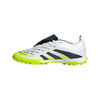 adidas Predator League FoldTongue Turf Soccer Cleat - Cloud White / Core Black / Lucid Lemon