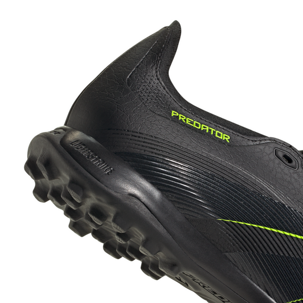 adidas Predator League Low TF Turf Soccer Cleat -Core Black / Carbon / Lucid Lemon