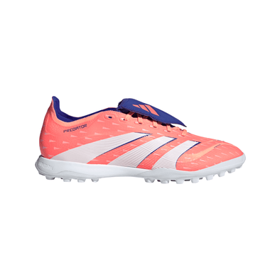 adidas Predator League FoldTongue Turf Soccer Cleat - Signal Coral / Cloud White / Beam Orange