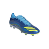 adidas Messi F50 Pro FG Firm Ground Soccer Cleats-Team Royal Blue/Solar Yellow/Semi Blue Burst