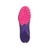 adidas F50 League Laceless Lamine Yamal TF Turf Soccer Cleats- Purple / Cloud White / Lucid Lemon