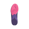 adidas F50 League Laceless Lamine Yamal Kids Indoor Soccer Shoes- Purple / Cloud White / Lucid Lemon
