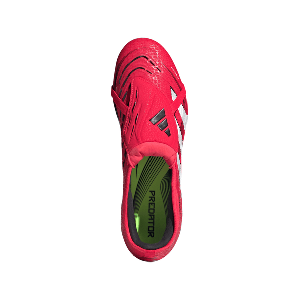 adidas Predator Pro FT FG Firm Ground Soccer Cleat -Lucid Red / Cloud White / Core Black
