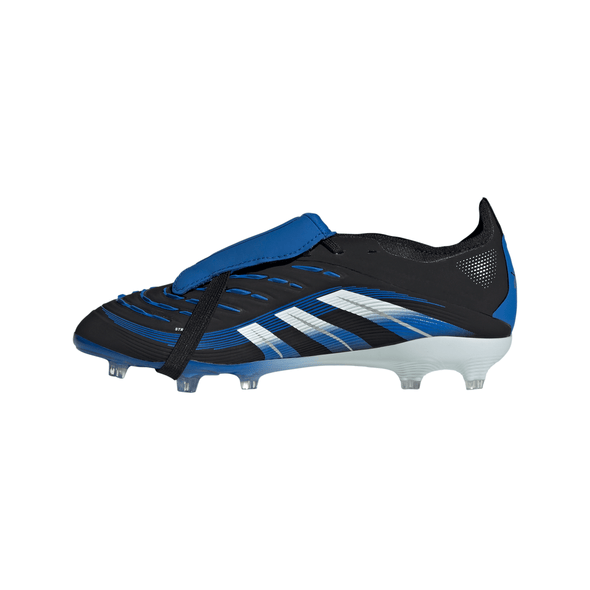 adidas Predator Elite Jude Bellingham FT FG Junior Firm Ground Soccer Cleat -Core Black / Cloud White / Glow Blue