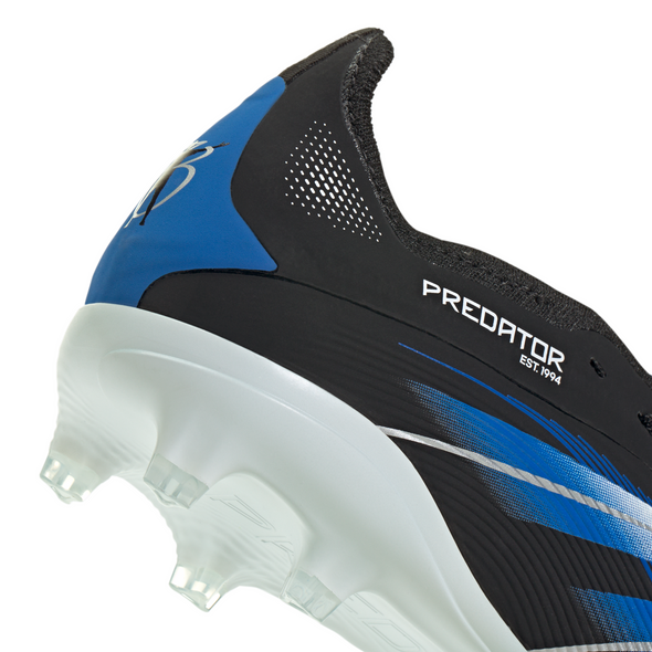 adidas Predator Elite Jude Bellingham FT FG Junior Firm Ground Soccer Cleat -Core Black / Cloud White / Glow Blue