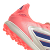 adidas Copa Pure 3 Pro TF Turf Soccer Cleats-Off White / Lucid Blue / Signal Coral