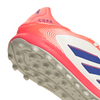 adidas Copa Pure 3 League TF Turf Soccer Cleat - Off White / Lucid Blue / Signal Coral