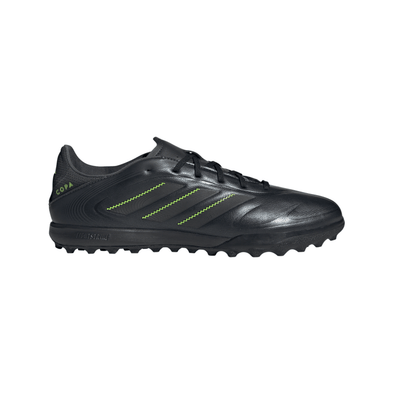 adidas Copa Pure 3 League TF Turf Soccer Cleat -Core Black / Dgh Solid Grey / Lucid Lemon