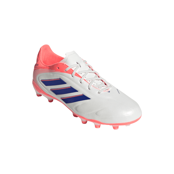adidas Copa Pure 3 League FG Junior Firm Ground Soccer Cleats - Off White / Lucid Blue / Signal Coral