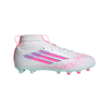 adidas F50 Sparkfusion League Kids Firm Ground/Artificial Grass FG/AG- Cloud White / Lucid Pink / Cloud White