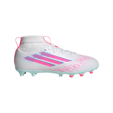 adidas F50 Sparkfusion League Kids Firm Ground/Artificial Grass FG/AG- Cloud White / Lucid Pink / Cloud White