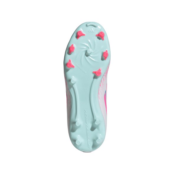 adidas F50 Sparkfusion League Kids Firm Ground/Artificial Grass FG/AG- Cloud White / Lucid Pink / Cloud White