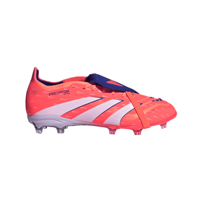 adidas Predator Junior Elite Fold Tongue  FG Firm Ground Soccer Cleat - Signal Coral / Cloud White / Beam Orange
