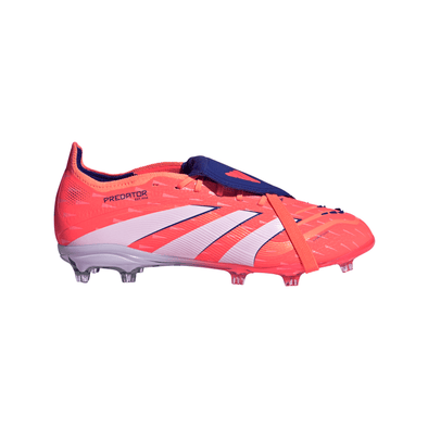 adidas Predator Junior Elite Fold Tongue  FG Firm Ground Soccer Cleat - Signal Coral / Cloud White / Beam Orange
