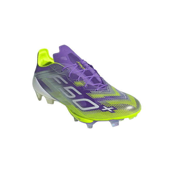 adidas F50+ Elite FG Firm Ground Soccer Cleat - Purple Rush / Cloud White / Lucid Lemon