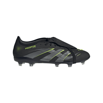 adidas Predator Pro FT FG Firm Ground Soccer Cleat -Core Black / Carbon / Lucid Lemon