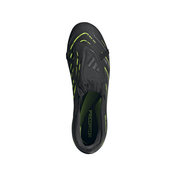 adidas Predator Pro FT FG Firm Ground Soccer Cleat -Core Black / Carbon / Lucid Lemon