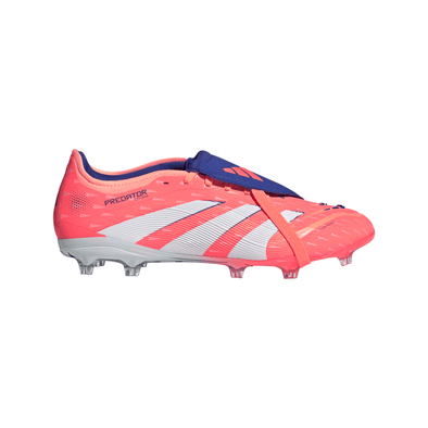 adidas Predator Pro Fold Tongue FT FG Firm Ground Soccer Cleat -Signal Coral / Cloud White / Beam Orange