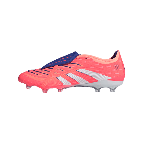 adidas Predator Pro Fold Tongue FT FG Firm Ground Soccer Cleat -Signal Coral / Cloud White / Beam Orange