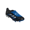 adidas Predator Jude Bellingham League FoldTongue FG Firm Ground Soccer Cleats- Core Black / Cloud White / Glow Blue