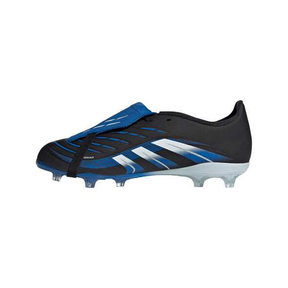 adidas Predator League Jude Bellingham FT FG Junior Firm Ground Soccer Cleat -Core Black / Cloud White / Glow Blue