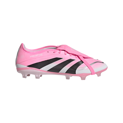 adidas Predator Beckham Pro Fold Tongue FG Firm Ground Soccer Cleat -Beam Pink / Cloud White / Core Black