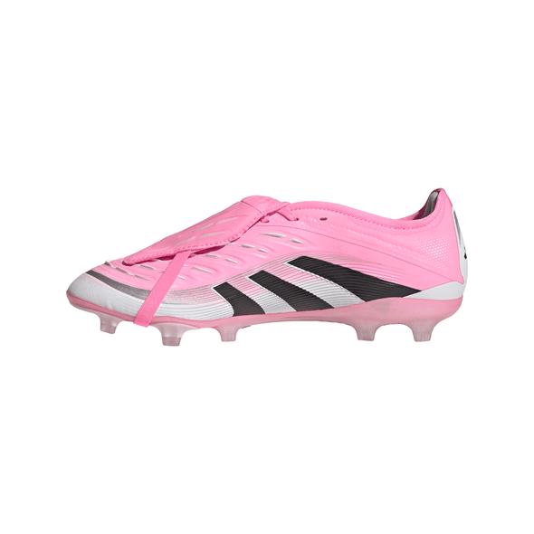 adidas Predator Beckham Pro Fold Tongue FG Firm Ground Soccer Cleat -Beam Pink / Cloud White / Core Black