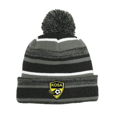 KOSA SC Pennsylvania New Era Sideline Bobble Beanie Black