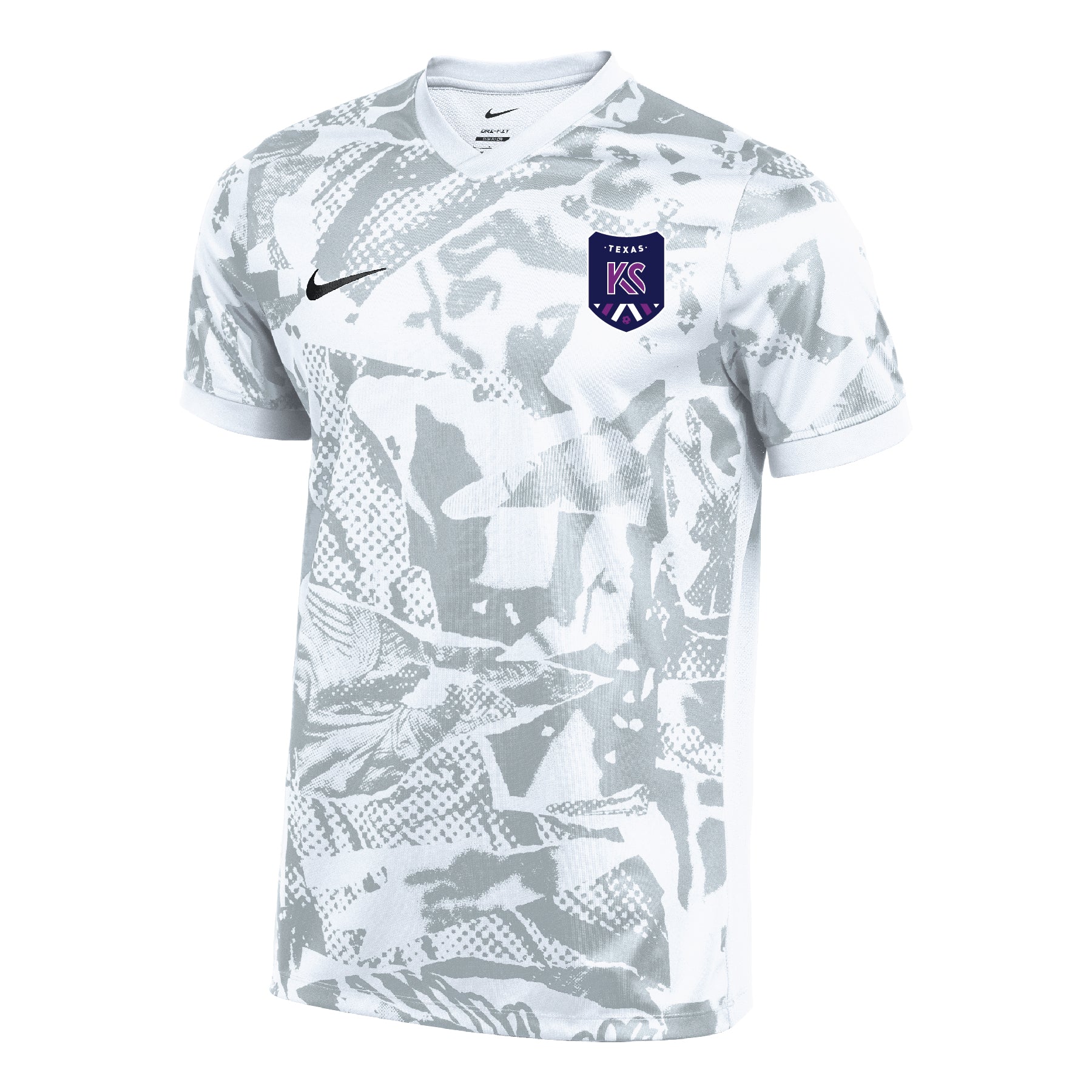 Kaptiva Sports Academy TX Nike Precision VII Jersey White