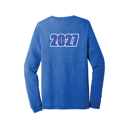 STEAM HS Bella + Canvas Long Sleeve Triblend T-Shirt Royal
