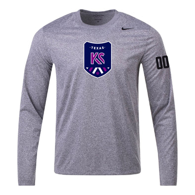 Kaptiva Sports Academy TX FAN Nike Legend LS Shirt Grey