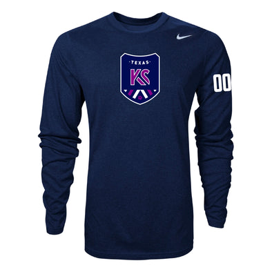 Kaptiva Sports Academy TX FAN Nike Legend Long Sleeve Shirt Navy