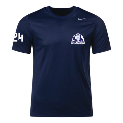 Spartans SC Nike Legend SS Shirt Navy