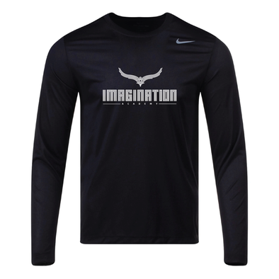 Imagination Academy Nike FAN Large Logo Legend LS Shirt Black