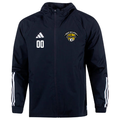 West Milford adidas Tiro 23 All Weather Jacket Black