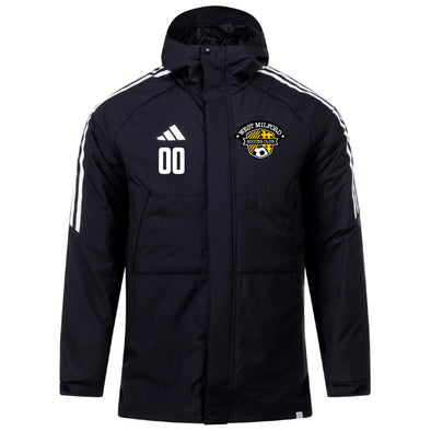 West Milford  adidas Condivo 22 Stadium Parka Jacket Black