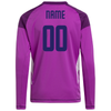 Pequannock adidas Tiro 25 Comp LS GK Jersey Purple