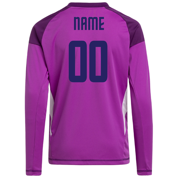 Pequannock adidas Tiro 25 Comp LS GK Jersey Purple