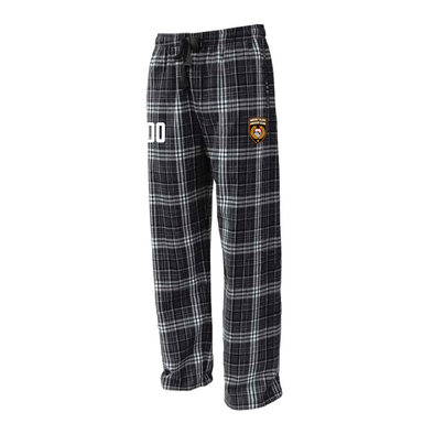 Mount Olive Travel Flannel Plaid Pajama Pant Black/White