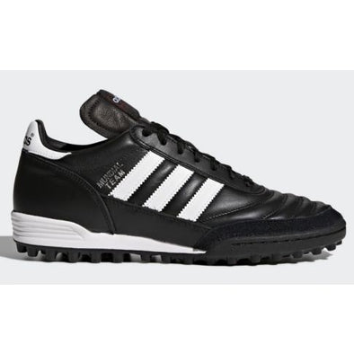 TSF Coaches Adidas Mundial Team TF Turf Soccer Shoe- Black/White