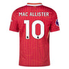 Men's Authentic Nike Mac Allister Liverpool Home Jersey 24/25