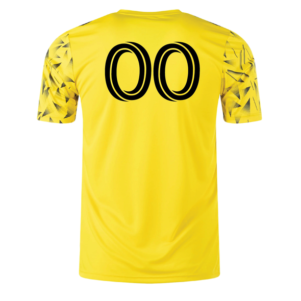 Mount Olive adidas Icon 25 Goalkeeper Jersey Yellow
