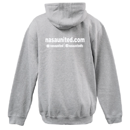 NASA United Pennant Super 10 Hoodie Grey